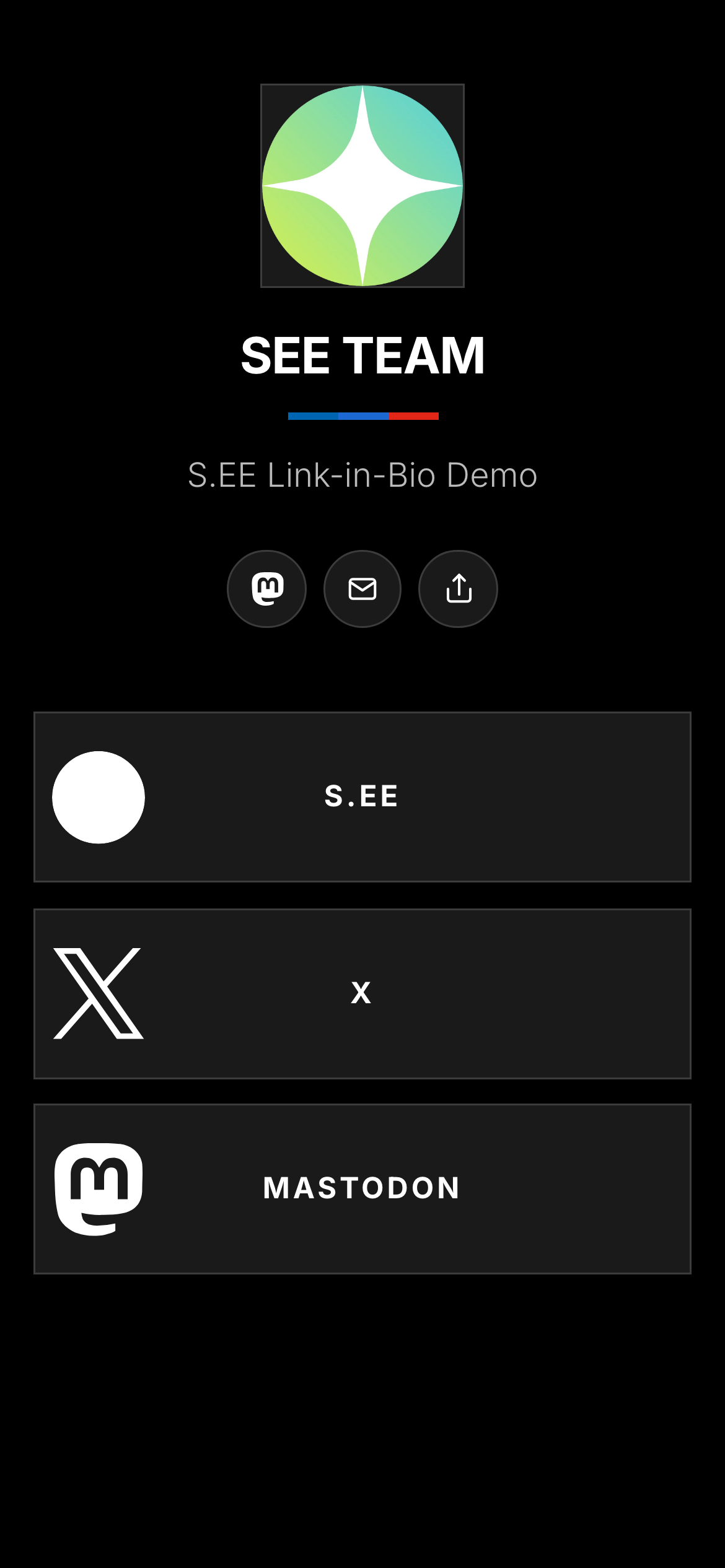 Carbon Link in Bio theme