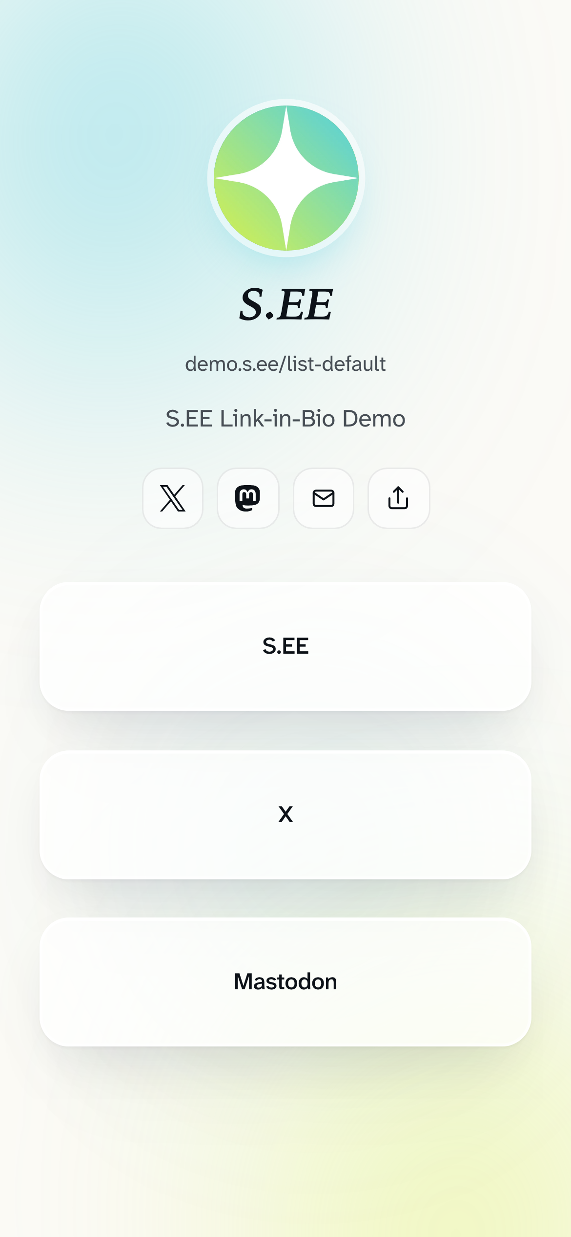 Default Link in Bio theme