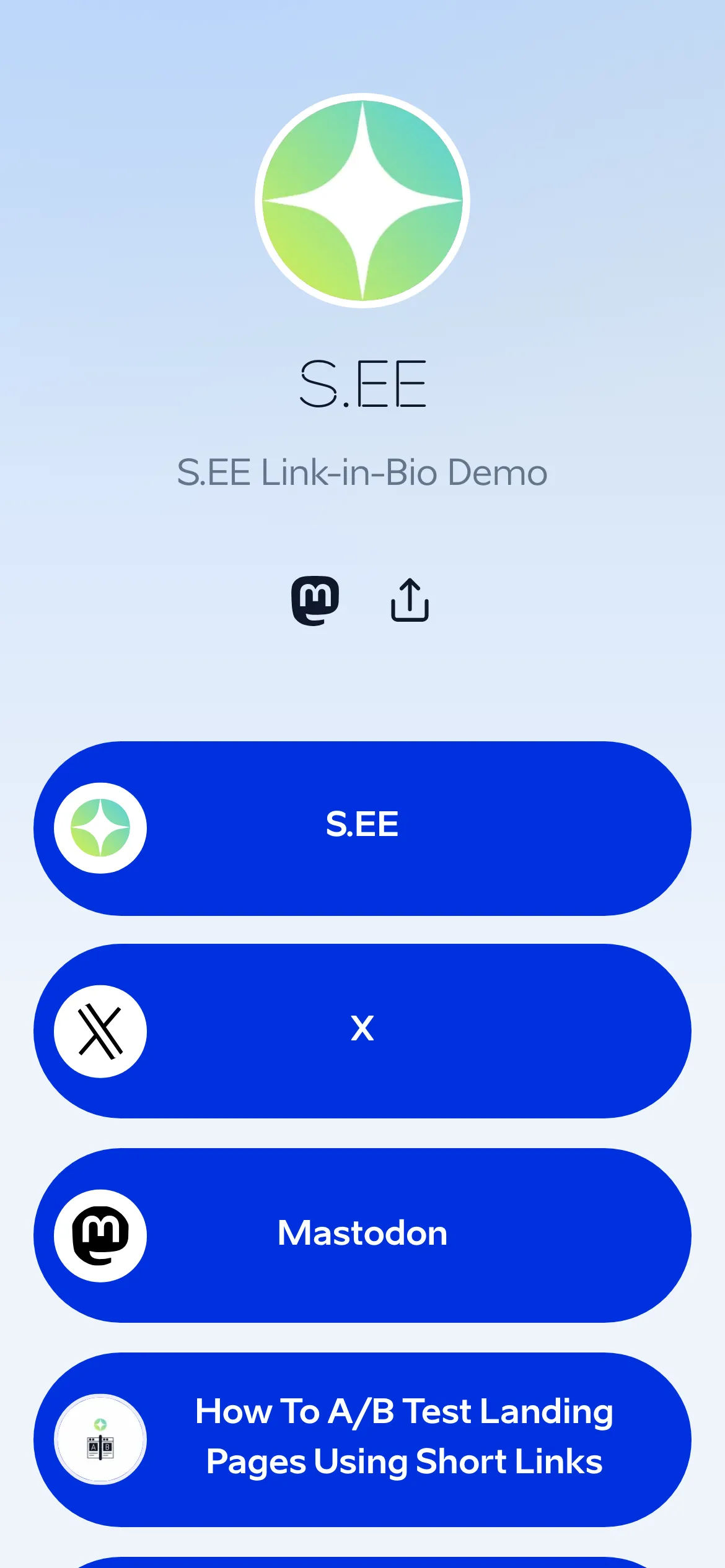 Estonia Link in Bio theme