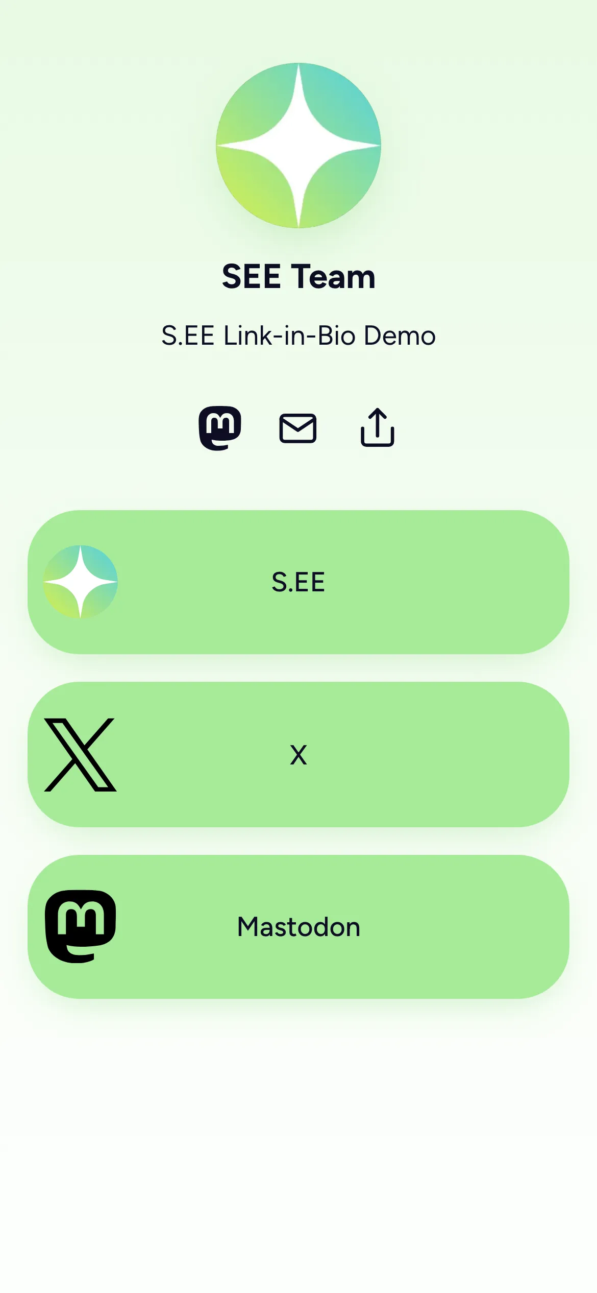 Spring Link in Bio list theme